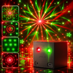 Mini RGB Laser Party Light USB Rechargeable Projector-B52