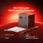 Mini RGB Laser Party Light USB Rechargeable Projector-B52 - Image 3