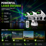 Programmable Three-Head Bird and Animal Repellent Laser Light - B46 - Image 9