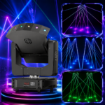 KTVLIGHTS 6 Eye RGB Infinite Rotation Laser Moving Head Light - E38