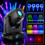 KTVLIGHTS 200W LED Beam 3-in-1 Moving Head DJ Stage Light-E47