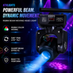 RGBW Beam Moving Head Light-E18 - Image 3